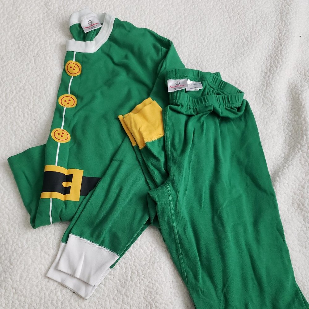 Hanna Andersson Adult Elf Pajamas Size S - Unisex